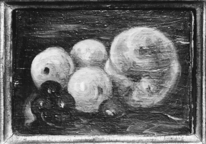 Giorgio De Chirico - natura morta con frutta, Raccolta Casa Rodolfo Siviero, Firenze